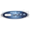 Balboa VL200 Panel Overlay - 1 Pump (JL-+)