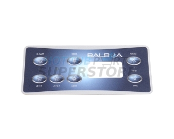 Balboa VL701S Panel Overlay - 2 Pump + Air